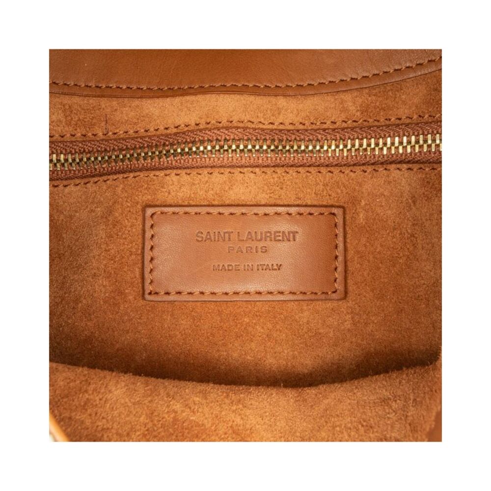 Pre Loved Saint Laurent Canvas and Leather Le 5 a 7 - Picture 6 of 8